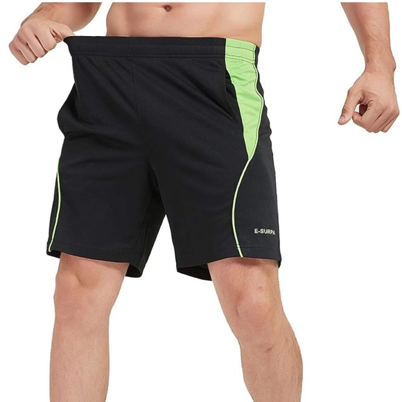 Athletic Running Shorts with Pockets 7” Quick Dry Breathable Gym Workout Shorts - Picture 3 of 7